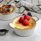 Round Ceramic Bowl In Speckle - Creamy 13cm